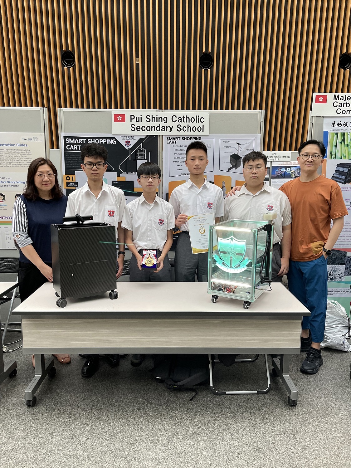 本校在日本東京創新天才國際發明展獲得金獎