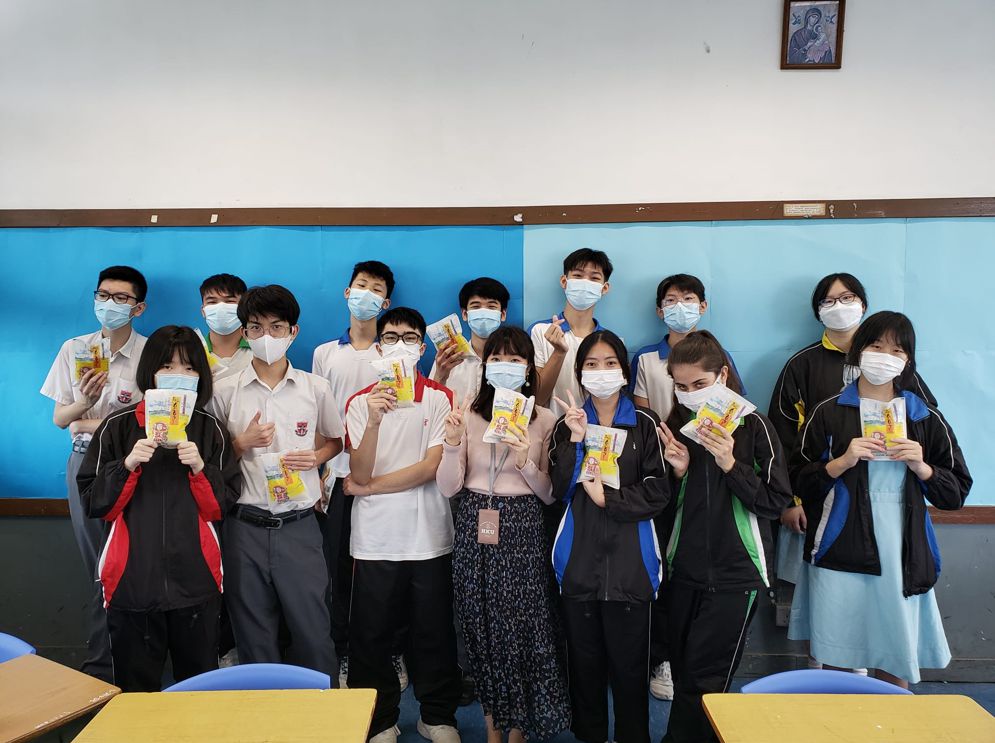 9同學們活動後獲得一份宮崎縣土產宮崎縣農民所種的稻米