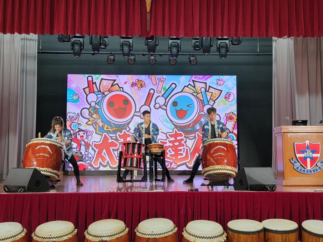 太鼓表演十分精彩