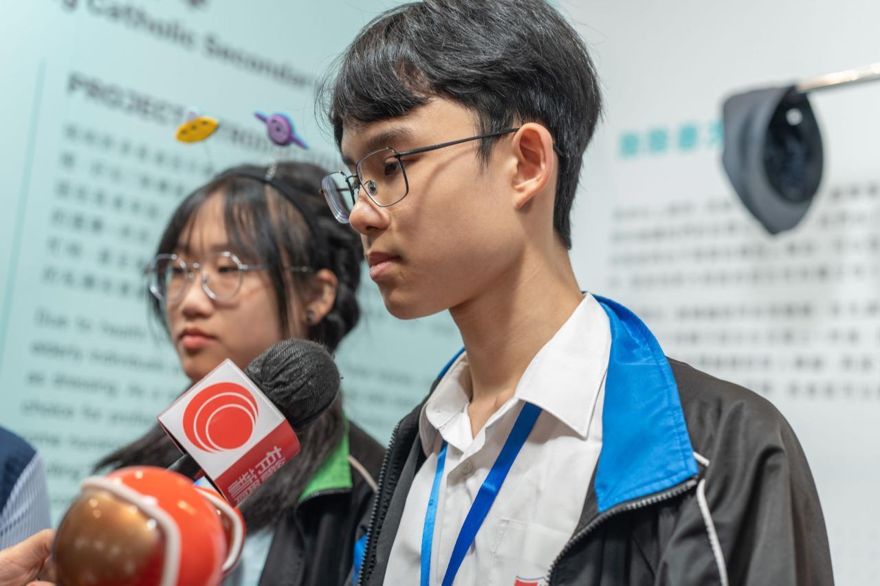 3E徐煒信接受媒體訪問。