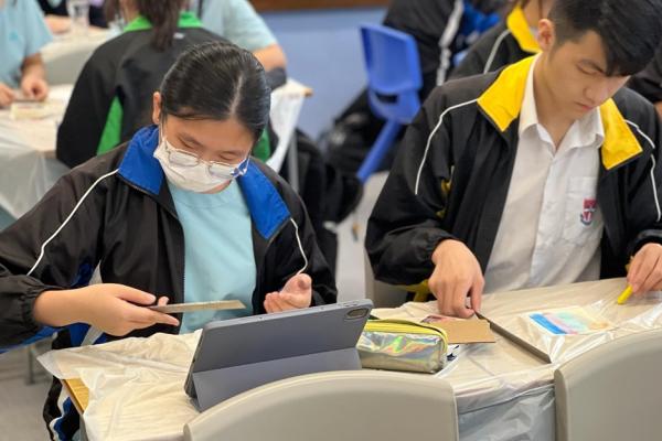 美感教育體驗(和諧粉彩襌繞畫)